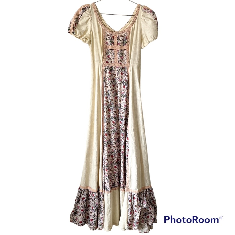 Vintage 1970s Prairie Dress by Oops California